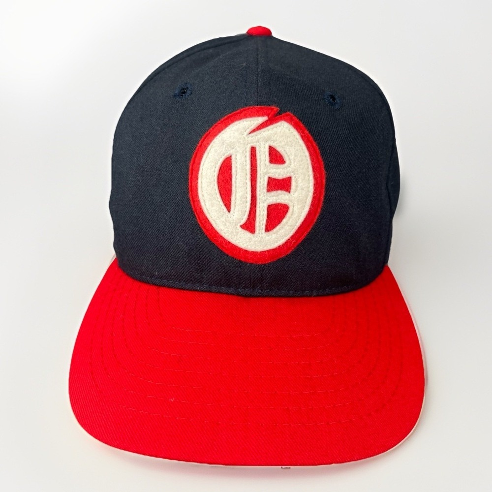Roman Pro VTG MiLB Oakland Oaks Baseball‎ Hat 1940's Cap Fitted 7 Brockton MA